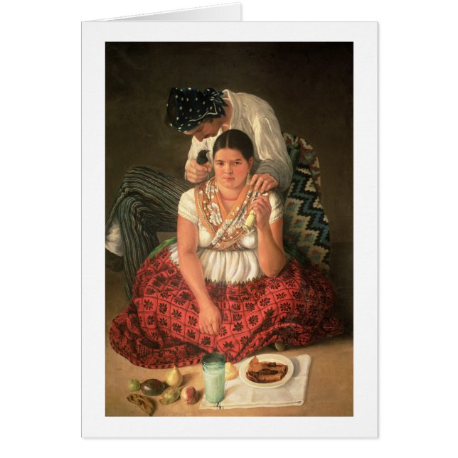 Der Zigeunerjunge und das Mädchen, (Öl auf (Vorne)