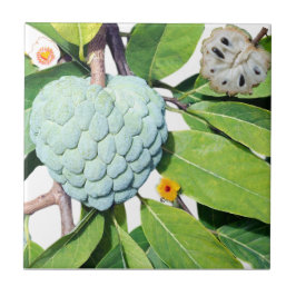 Der Zimt-Apfel Fliese