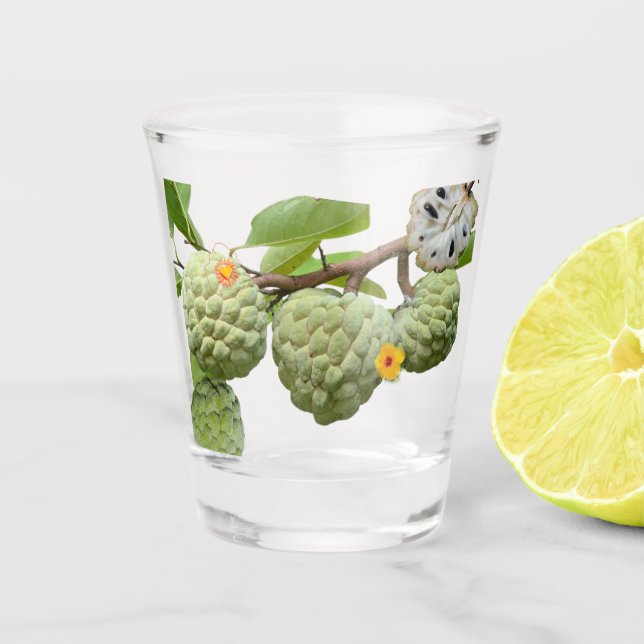 Der Zimt-Apfel Schnapsglas (Vorderseite)