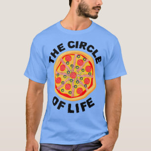 Der Zirkel des Lebens Pizza Lover, die Pizza Itali T-Shirt
