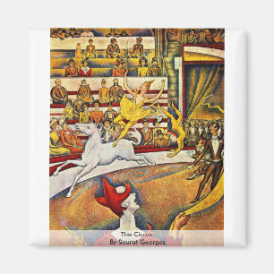 Der Zirkus durch Seurat Georges Magnet
