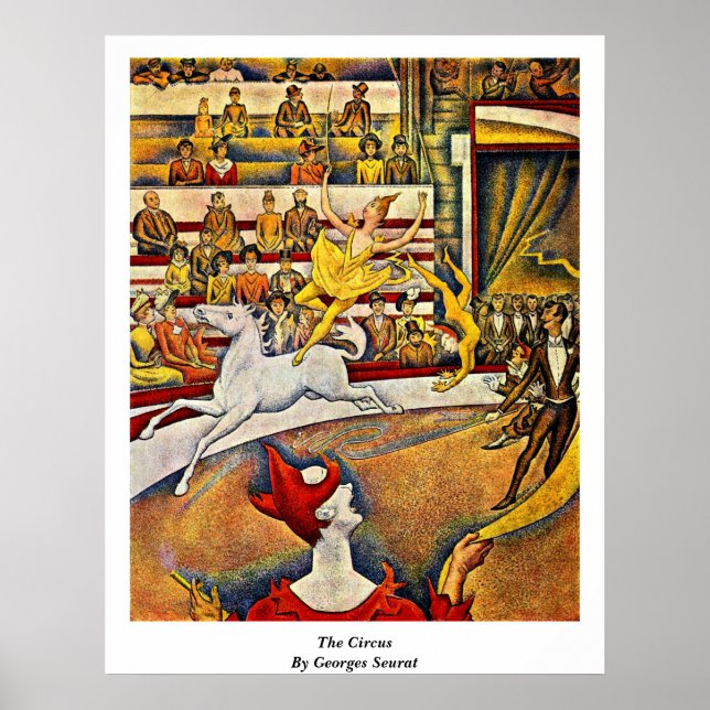 Der Zirkus von Georges Seurat Poster (Vorne)