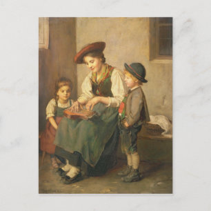 Der Zither Player Postkarte