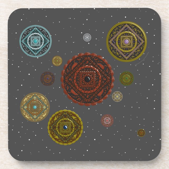 Der Zodiac-Platz-Untersetzer Untersetzer (Vorderseite)
