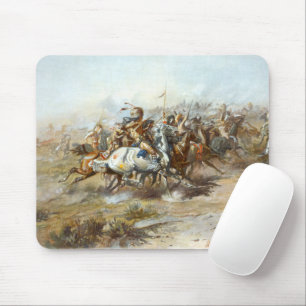 Der Zoll kämpft gegen Charles Marion Russell Mousepad