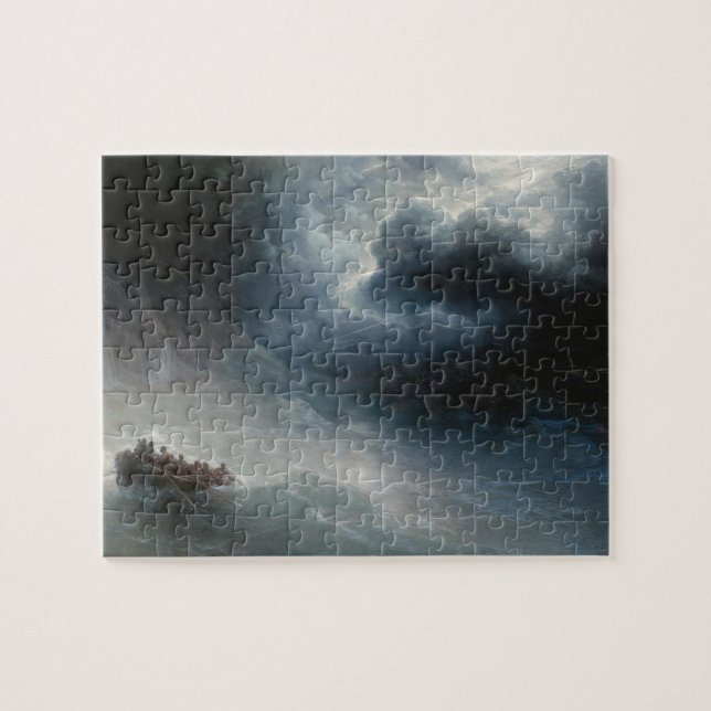 Der Zorn der Meere (von Ivan Aivazovsky) (Horizontal)