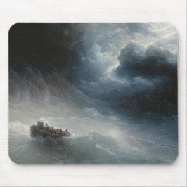 Der Zorn der Meere (von Ivan Aivazovsky) Mousepad