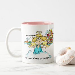 Der Zuckmücke wählen klug humorvolle Tasse - zwei
