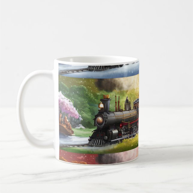 Der Zug der Saison Kaffeetasse (Links)