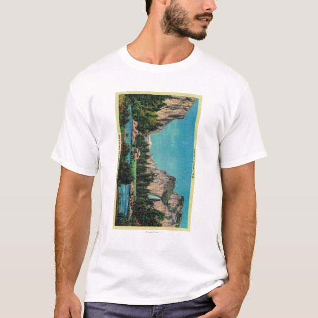 Der Zugang von den Brautschleier-Wiesen T-Shirt (Vorderseite)