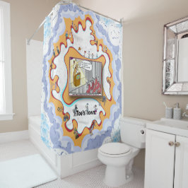 Der Zungenspatel Duschvorhang