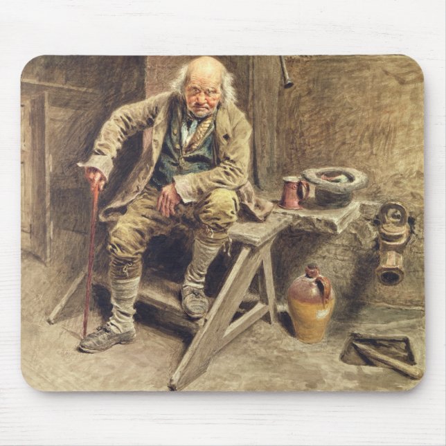 Der zuverlässige alte Bedienstete Mousepad (Vorne)