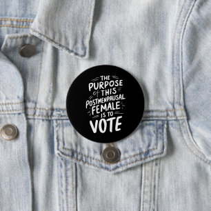 Der Zweck für diesen postmenopausalen Harris Walz Button