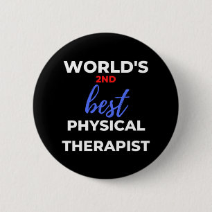 Der zweitbeste Physiotherapeut der Welt Button