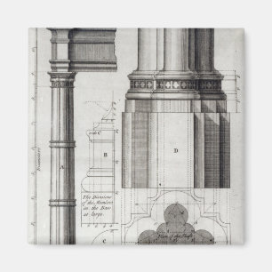 Der zweite Auftrag gotischer Architektur, 1741 Magnet