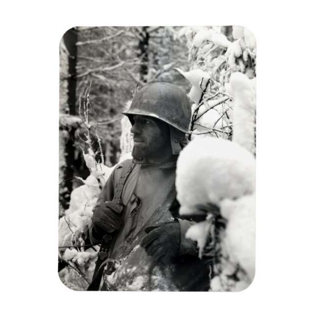 Der Zweite Weltkrieg Amerikas Soldat in Bastogne Magnet (Vertikal)