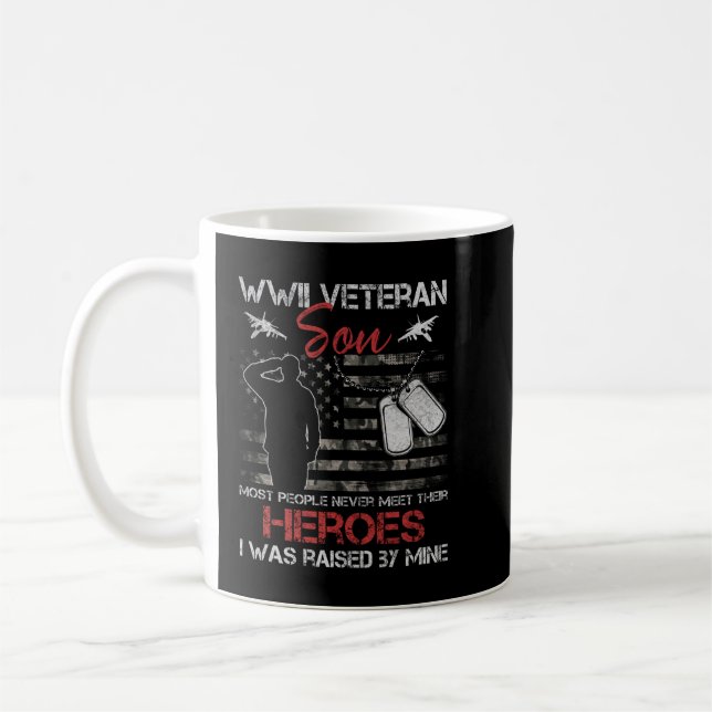 Der Zweite Weltkrieg Der Sohn der meisten Menschen Kaffeetasse (Links)
