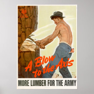 Der Zweite Weltkrieg Ein Durchbruch zur Achse Poster