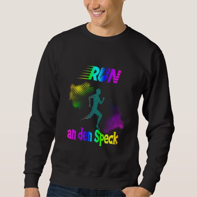 Der Zweitplatzierte beim Jogger-Joggen Runnin Sweatshirt (Vorderseite)