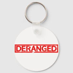 Derangierte Briefmarke Schlüsselanhänger