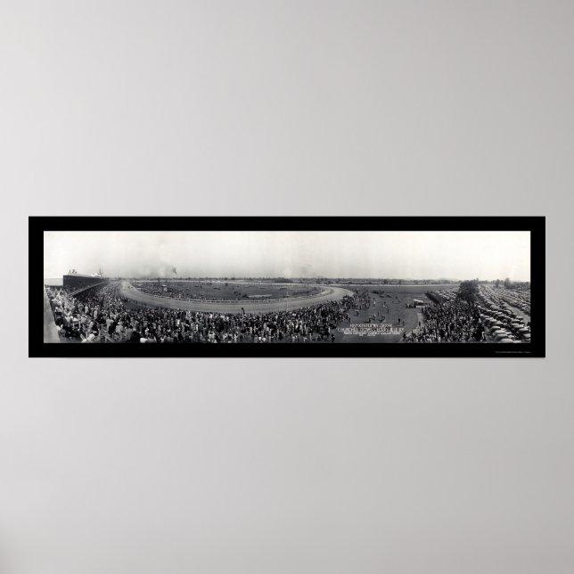 Derby Churchill Downs Foto 1937 Poster (Vorne)