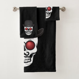 Derby Costumed Skull