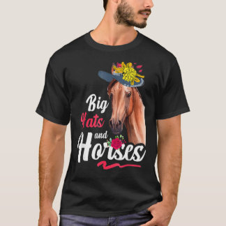 Derby Day 2022 Große Hüte Und Pferde T-Shirt