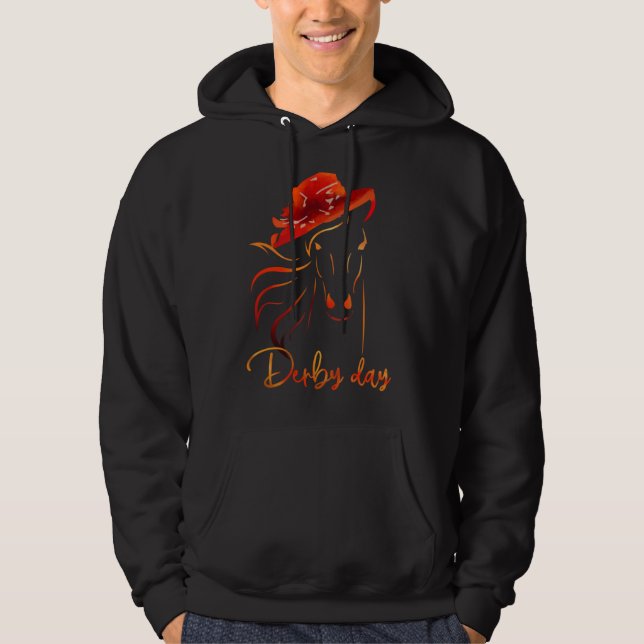 Derby Day mint juleps Derby Horse Racing Hoodie (Vorderseite)