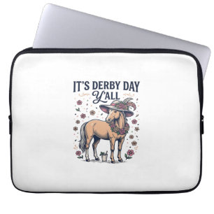 Derby Day Y'all Pferd Blumenhut Laptopschutzhülle