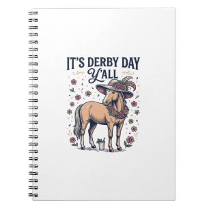 Derby Day Y'all Pferde-Blumenhut Notizblock