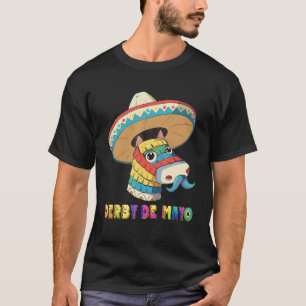 Derby De Mayo Kentucky Pferderennen Pinata T-Shirt