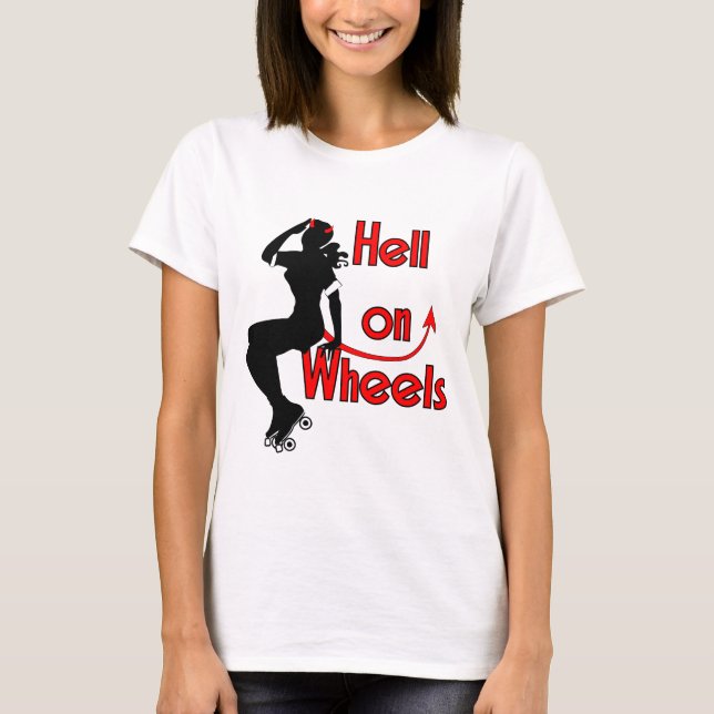 Derby Girl_Hell auf Rädern T-Shirt (Vorderseite)