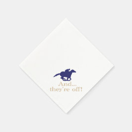 Derby Horse Racing Paper Napkins Serviette