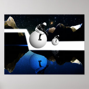 Derby in der Nacht Poster