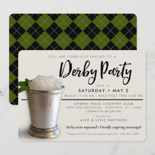 Derby Party   Minze Julep Einladung