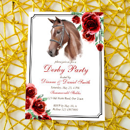 Derby Party, Pferd, Reitsport Party Einladung