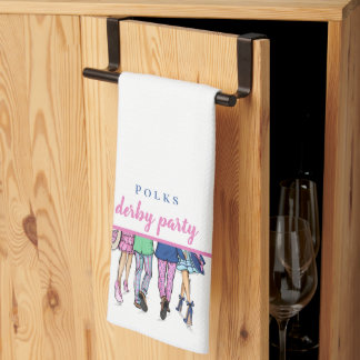 Derby Party Racing Fashion Preppy Custom Geschirrtuch