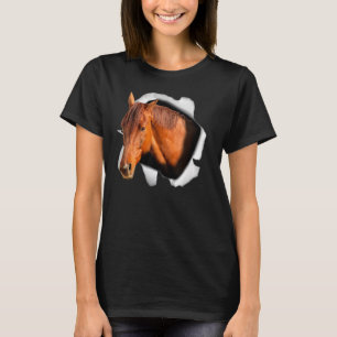 Derby-Pferd Wallpaper Pferdereiten Rennsport Tier T-Shirt