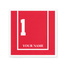 Derby Race Red 1 Personalisiert Paper Napkin