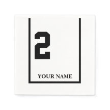 Derby Race White 2 Personalisiert Paper Napkin