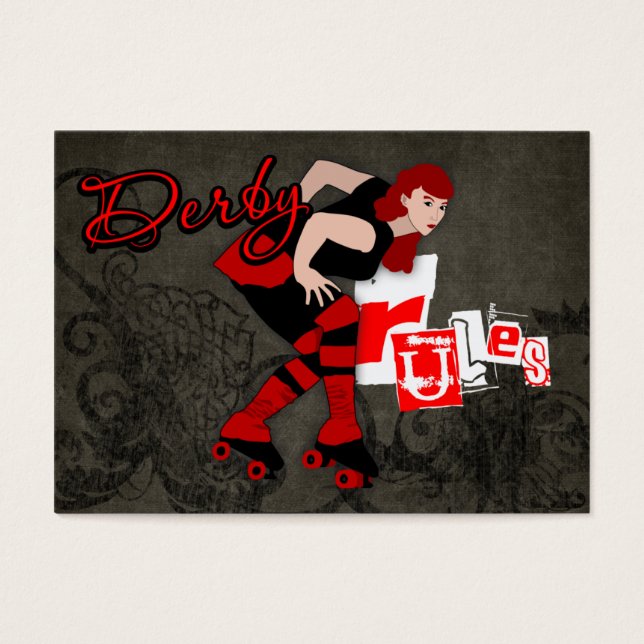 Derby Rules Mini-Mitteilungskarten (Vorderseite)