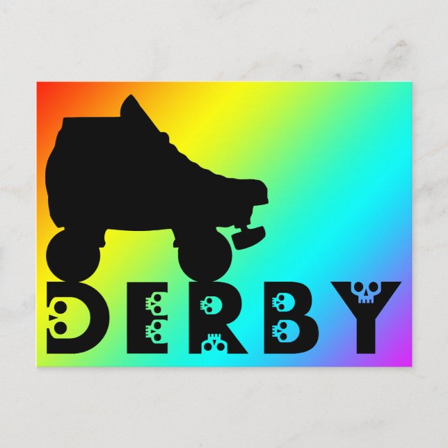 Derby: Schädeldecke Postkarte (Vorderseite)