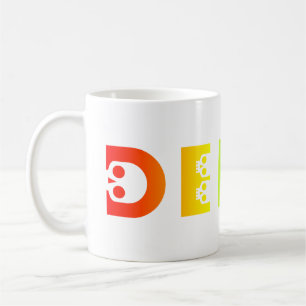 derby : skullphabet kaffeetasse