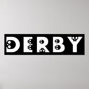 derby : skullphabet poster