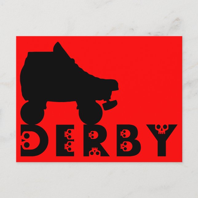 derby : skullphabet postkarte (Vorderseite)