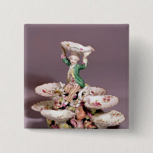 Derby-Tabellenmittelstück, 1760-65 Button