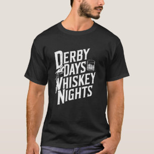 Derby-Tage Whiskey-Nächte Pferderennen-Party T-Shirt