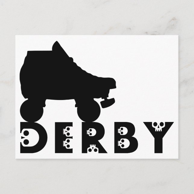 Derby : Totenkopfalphabet Postkarte (Vorderseite)