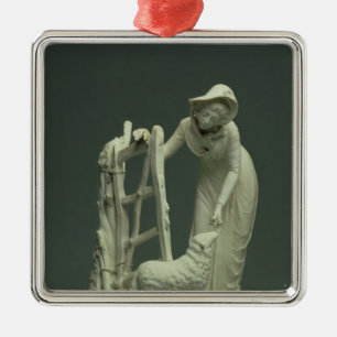Derbyshepherdess, 1790 silbernes ornament
