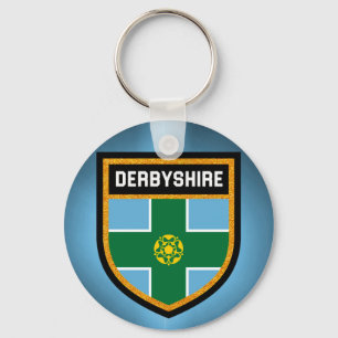 Derbyshire Flag Schlüsselanhänger